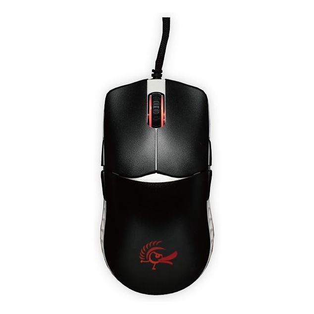 Ducky Feather Omron Switch RGB Gaming Mouse - Black and White Edition