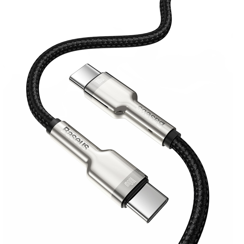 Baseus Cafule Series Metal Data Cable Type-C to Type-C 100W 1m - Black