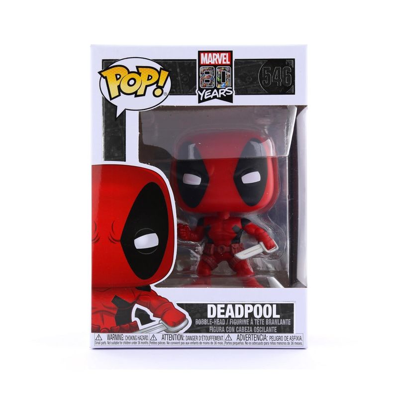 Funko Pop Marvel 80th First Appearance Deadpool Vinyl Figure