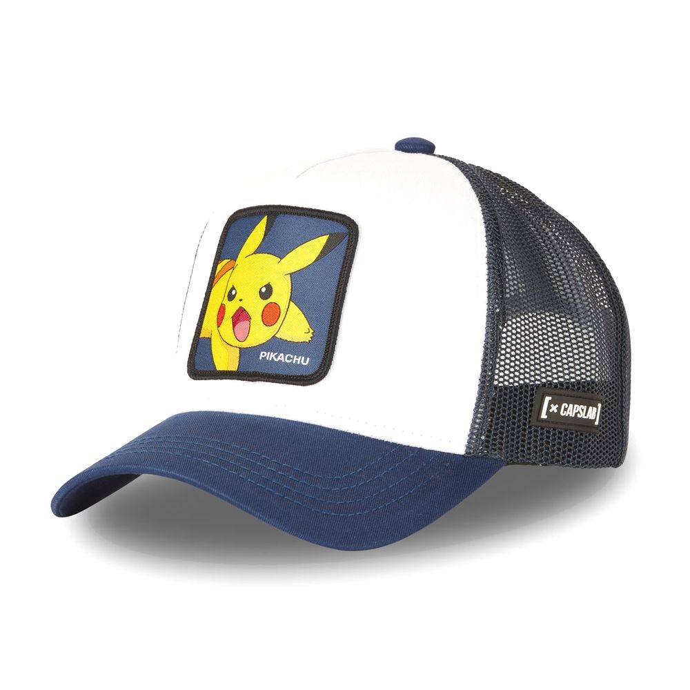 Capslab Pokémon Pikachu Unisex Adults Trucker Cap - White/Blue