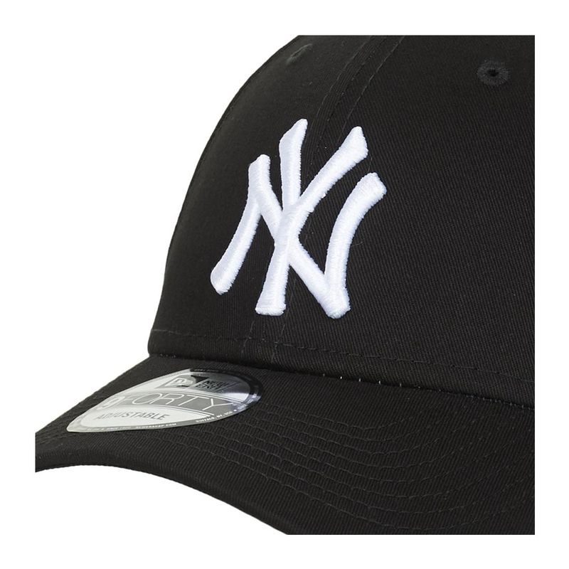 قبعة نيو إيرا (أم أل بي) ليج باسيك نيويورك ينكيس أسود / أبيض