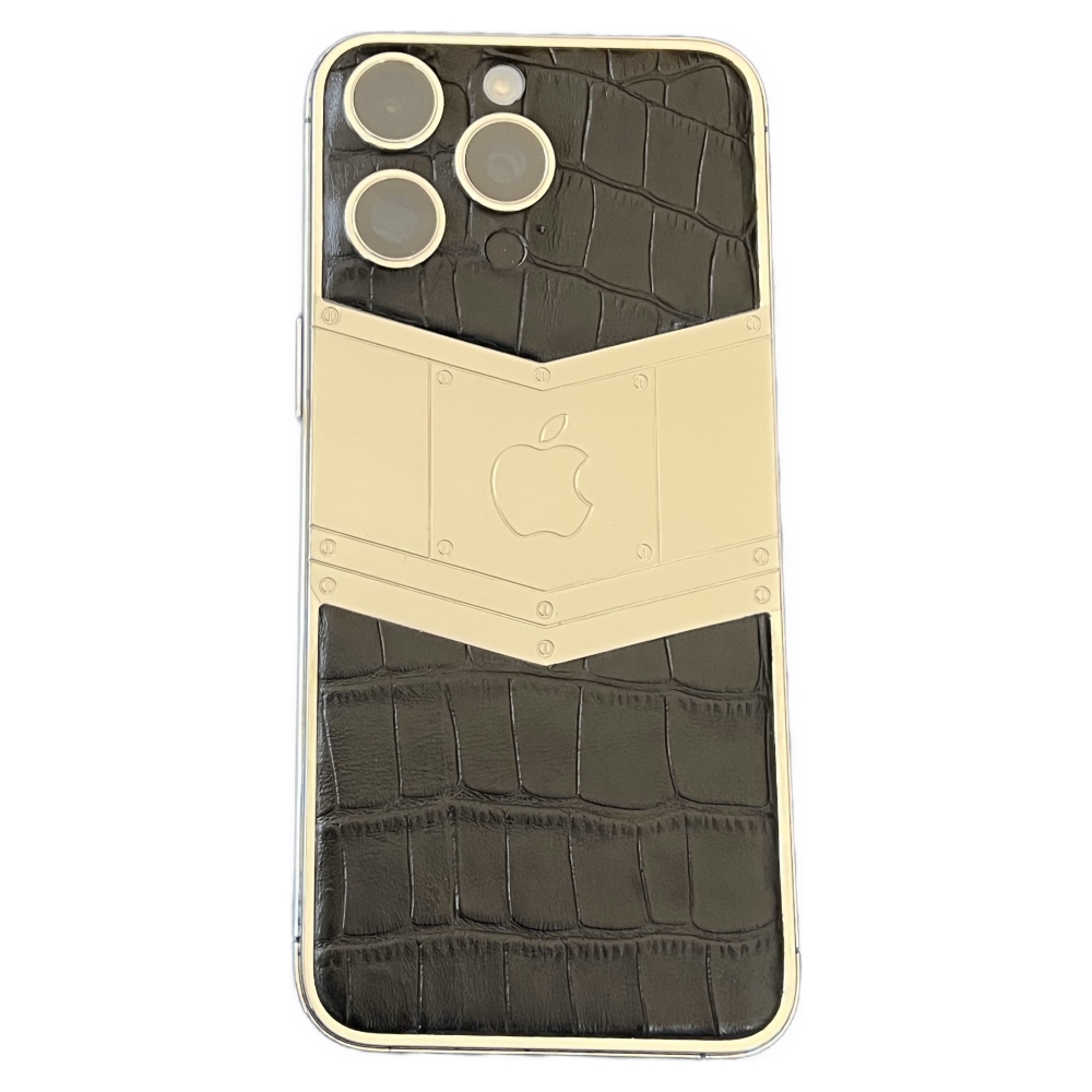 Mansa Custom iPhone 15 Pro 512 GB Platinum & Carbon Fibre Caviar