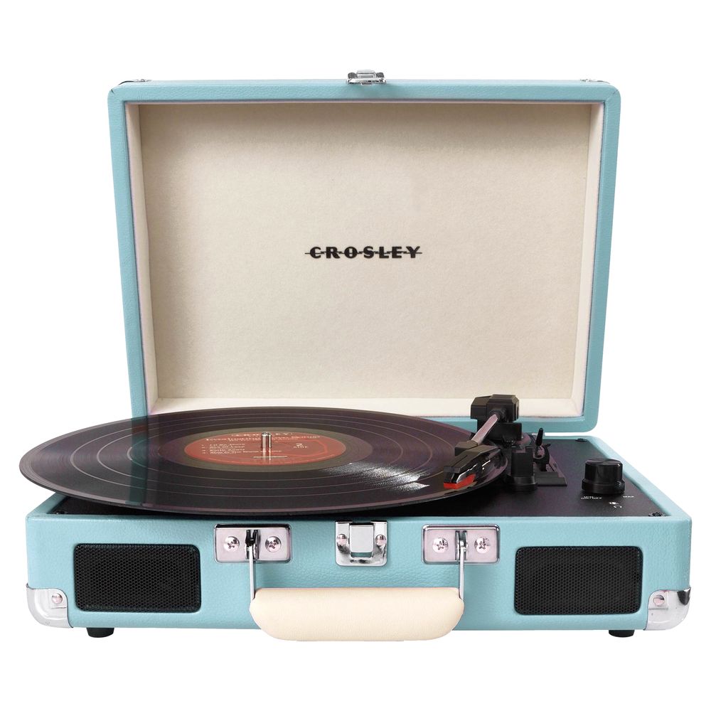 Crosley Cruiser Portable Turntable with Built-in Speakers - Turquoise
