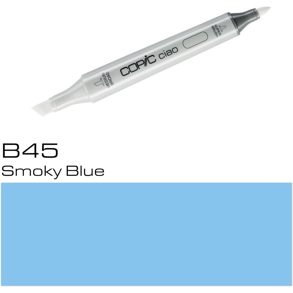 Copic Ciao Refillable Marker - B45 Smoky Blue