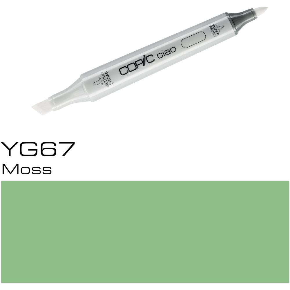 قلم ماركر كوبيك تشاو  Yg67 - لون أخضر طحلبي