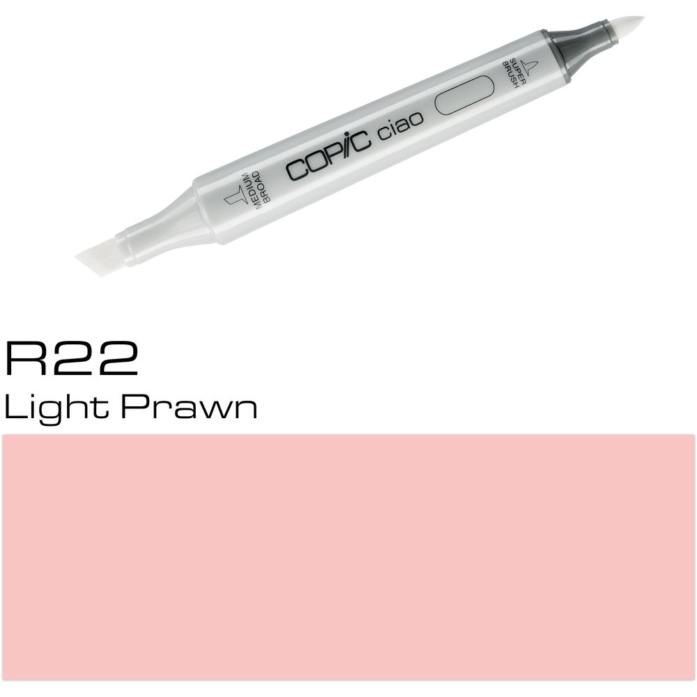 قلم ماركر كوبيك تشاو  R22 - لون روبيان فاتح