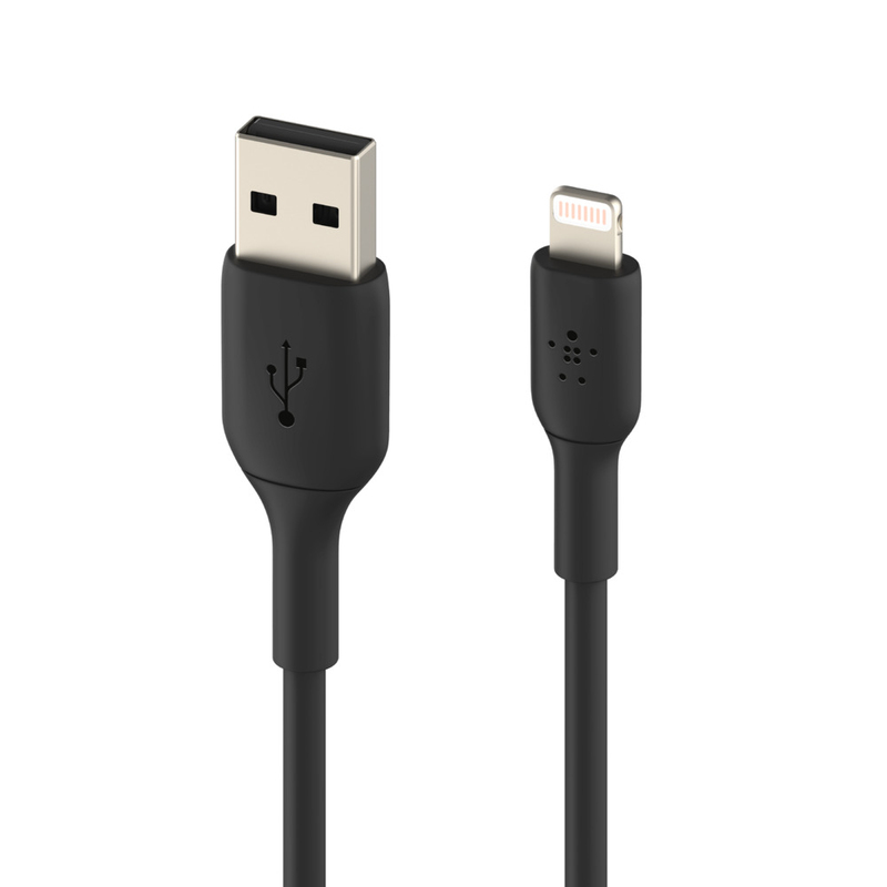 Belkin BoostCharge Lightning to USB-A Cable 2m Black