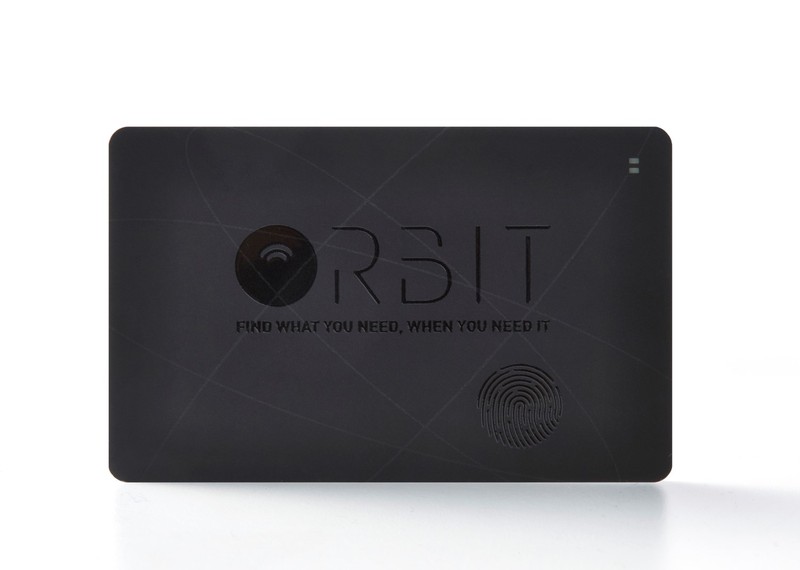 بطاقة سوداء لتعقب المحفظة من أوربت