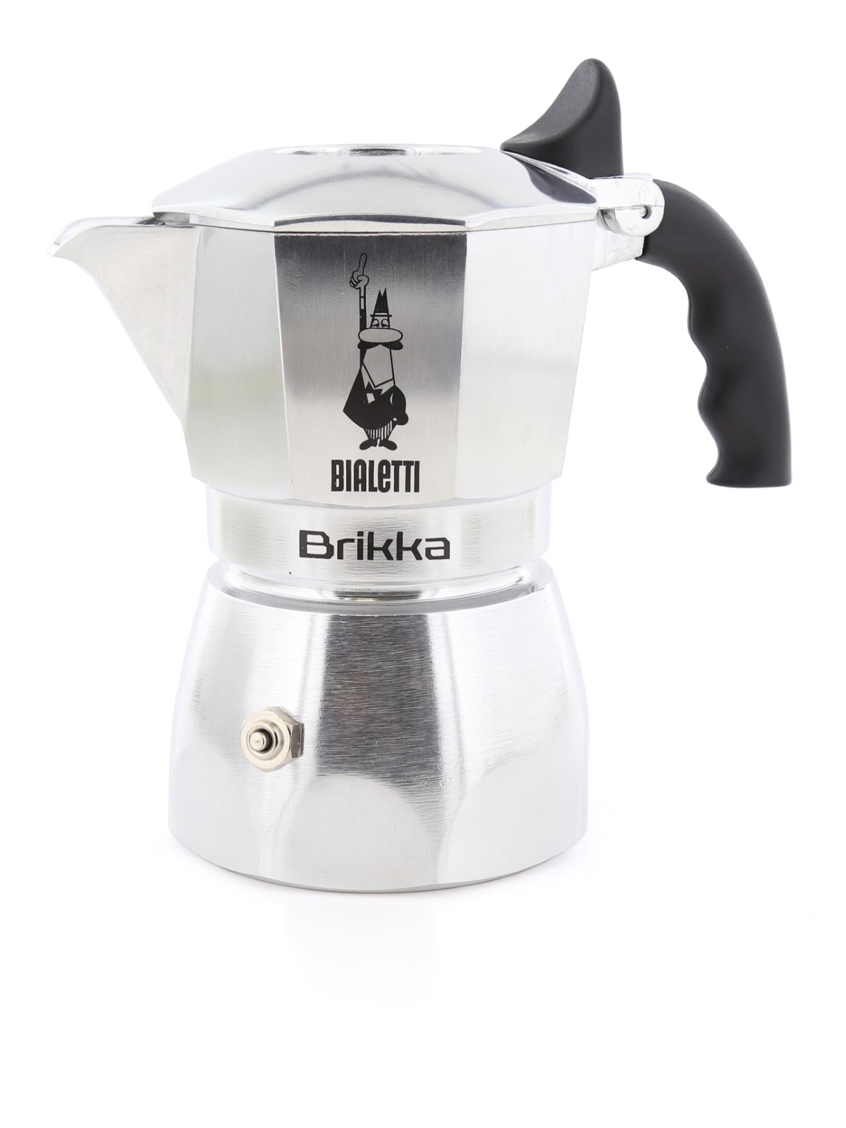 Bialetti Brikka Frothy Espresso Maker Silver 100ml (Makes 2 Cups)