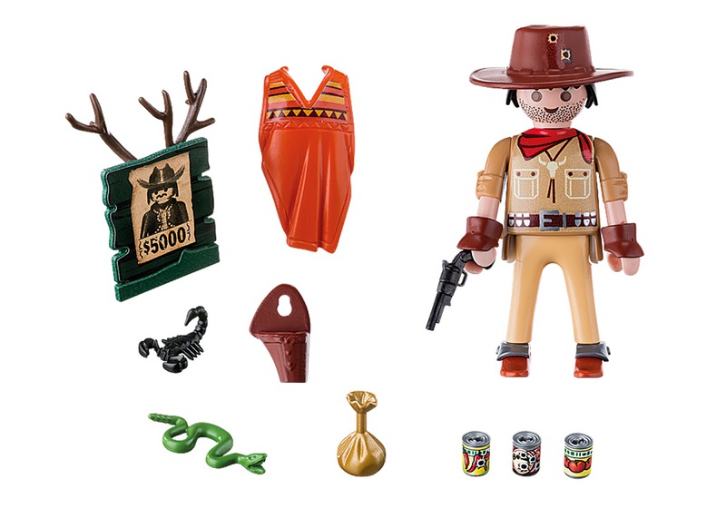 Playmobil Cowboy with Wanted Poster