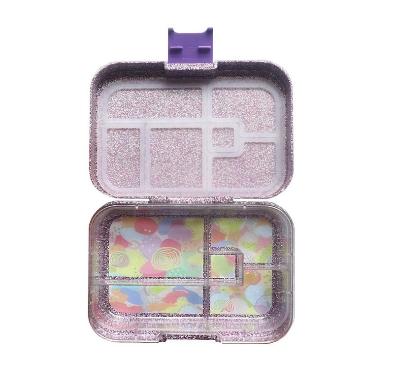 Munchbox Sparkle Purple Midi5 Artwork Tray Purple Lunchbox