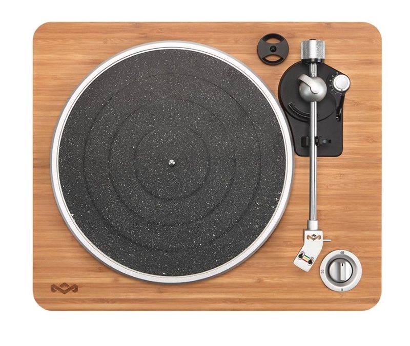 House of Marley Stir It Up Signature Belt-Drive Turntable - Bamboo