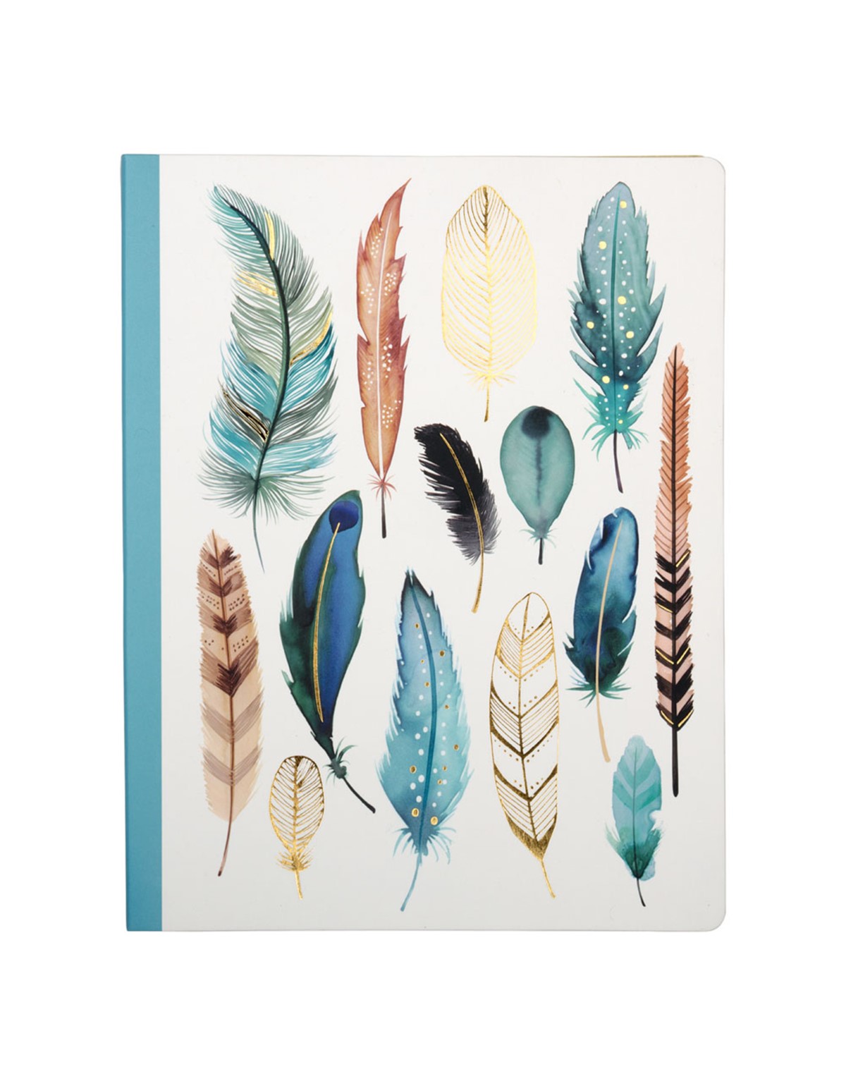 Galison Feathers Deluxe Spiral Notebook