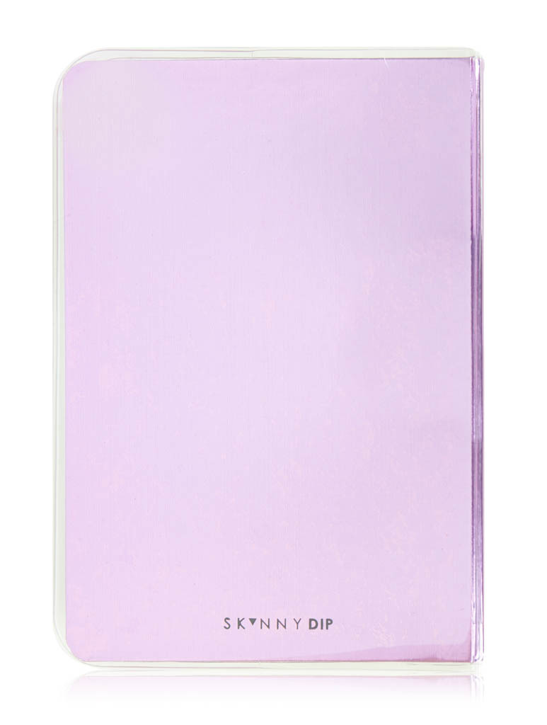 Skinny Dip Pink Flamingo Liquid Glitter Notebook