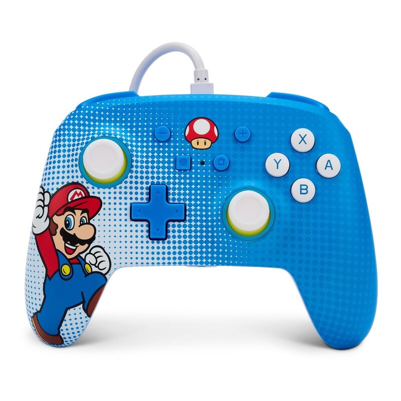 PowerA Enhanced Wired Controller For Nintendo Switch Mario Pop Art