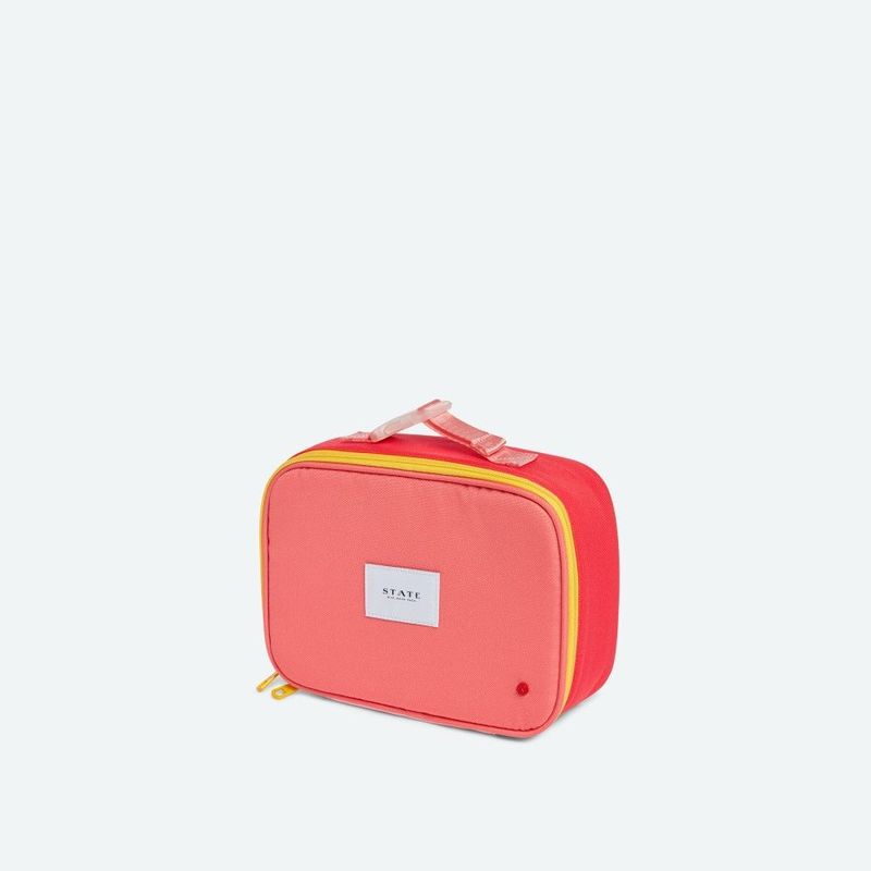 State Bags Rodgers Pink/Mint Lunch Bag