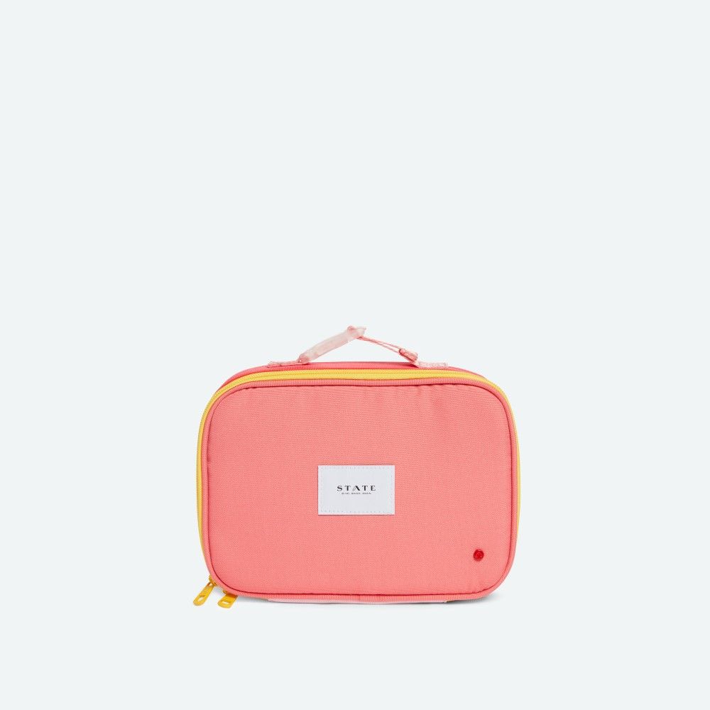 State Bags Rodgers Pink/Mint Lunch Bag