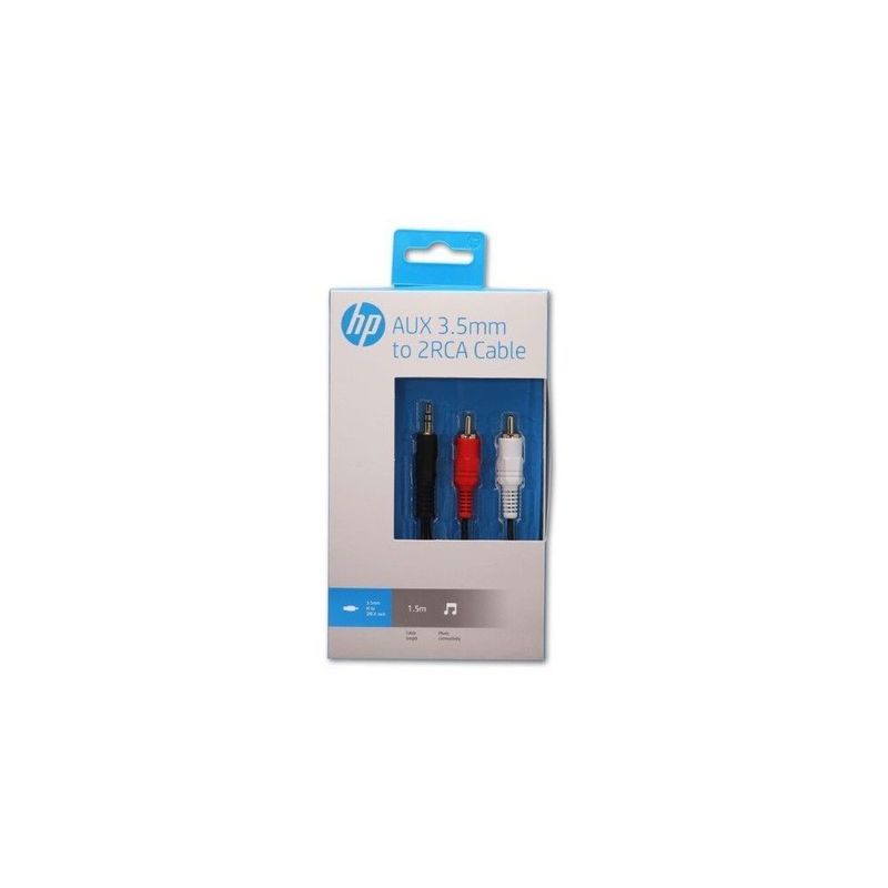 Hp Aux 3.5mm To 2Rca Cable 1.5M