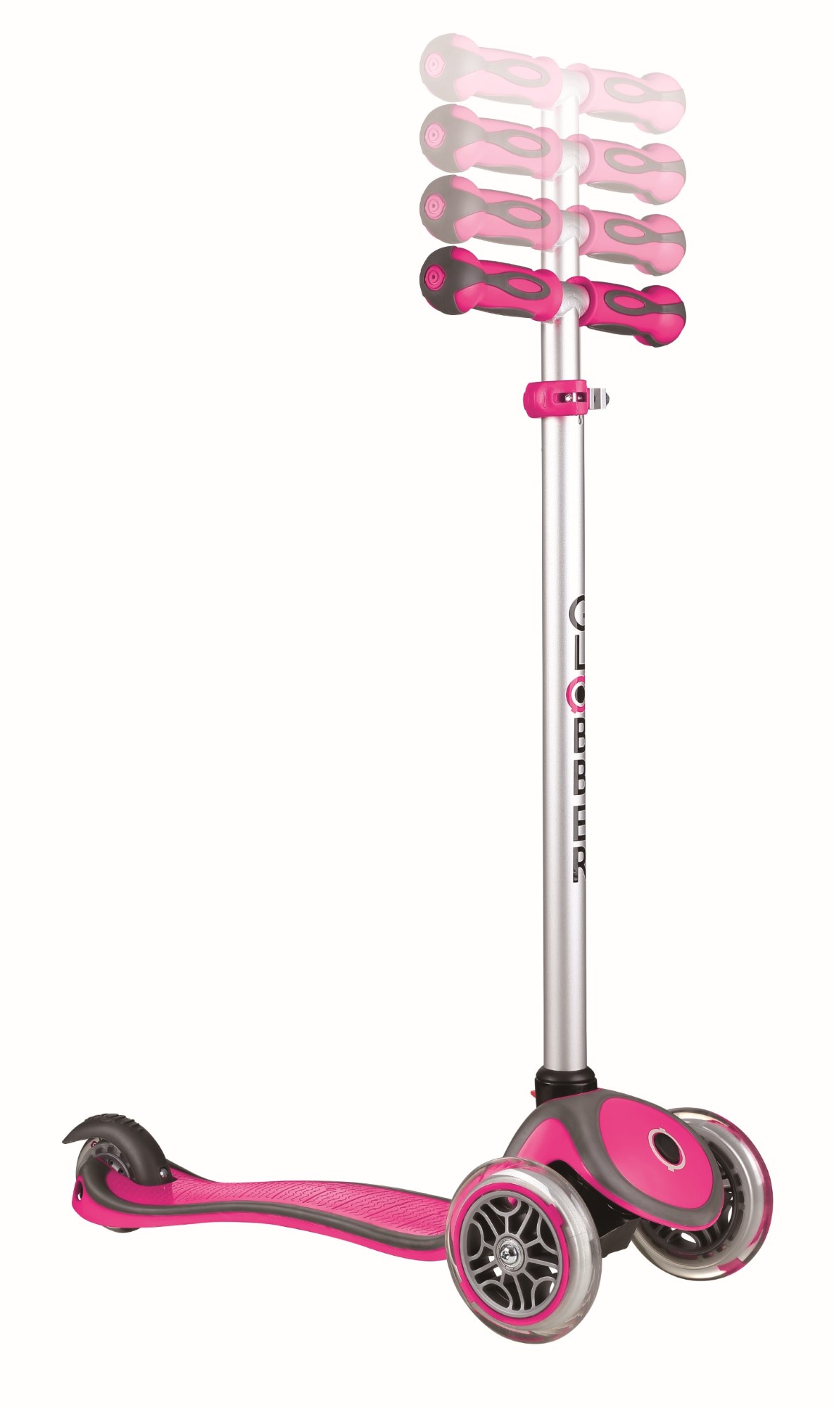 Globber Evo Comfort 5-in-1 V2 Deep Pink Scooter