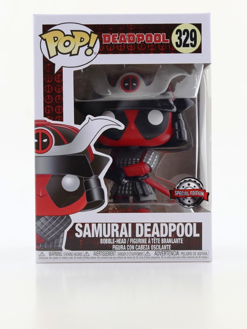 Funko Pop Deadpool Playtime Samurai Vinyl Figure