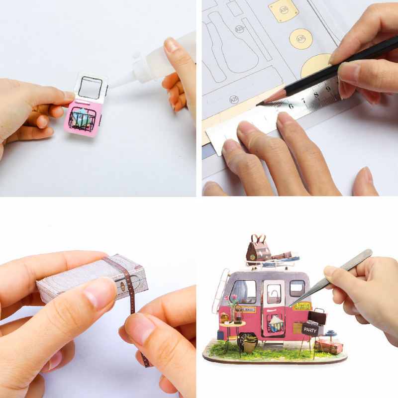 Robotime DIY Mini Dollhouse Happy Camper