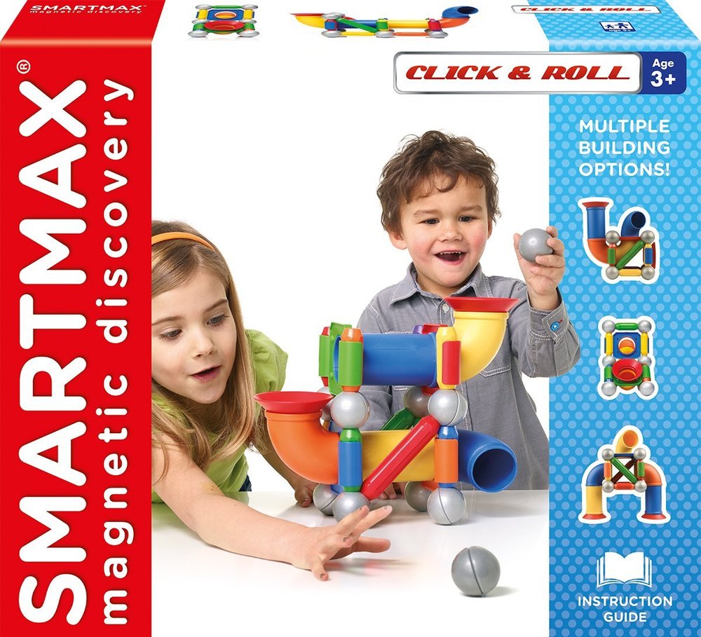 Smartmax Play Ball Run Fun Click & Roll Magnetic Building Set (30 Pcs)