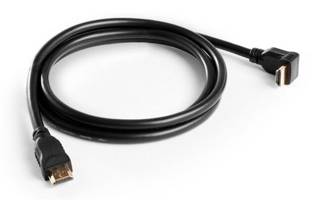 Meliconi 90 Degrees Plug HDMI Cable 1.5m