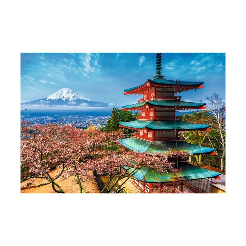 لعبة أحجية تركيب الصور المقطعة بتصميم جبل فوجي مكونة من1500 قطعة من تريفل