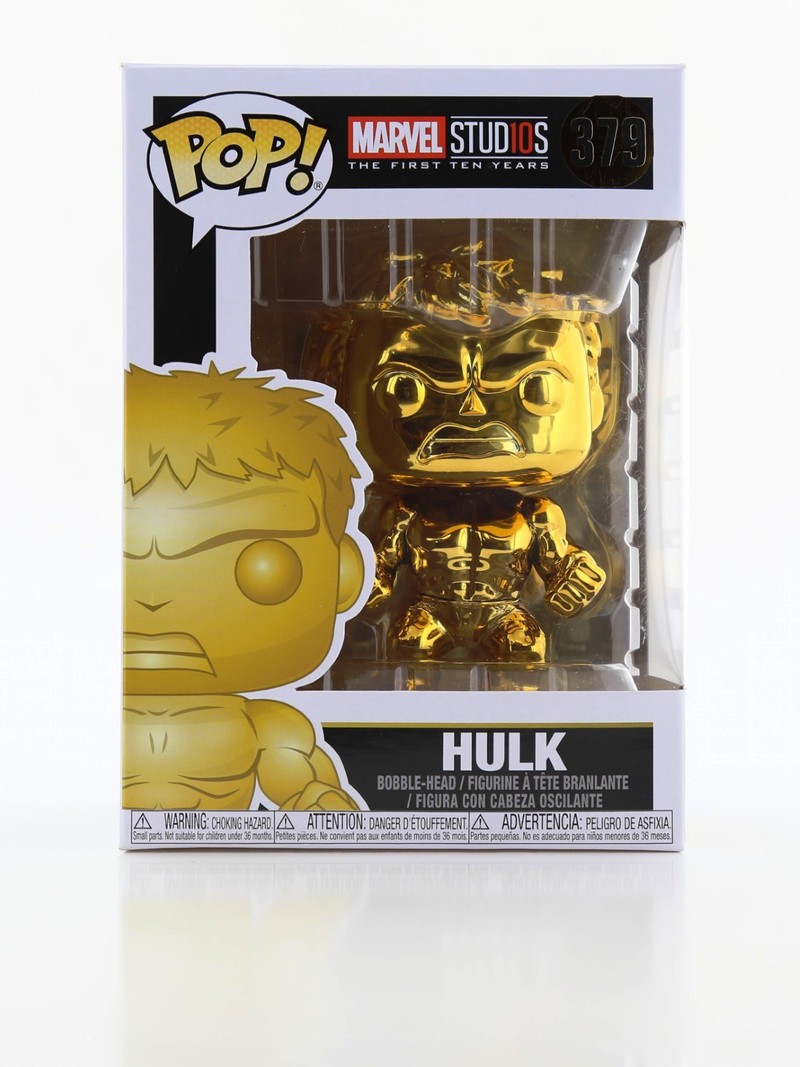 Funko Pop Marvel Studios Hulk Chrome Vinyl Figure