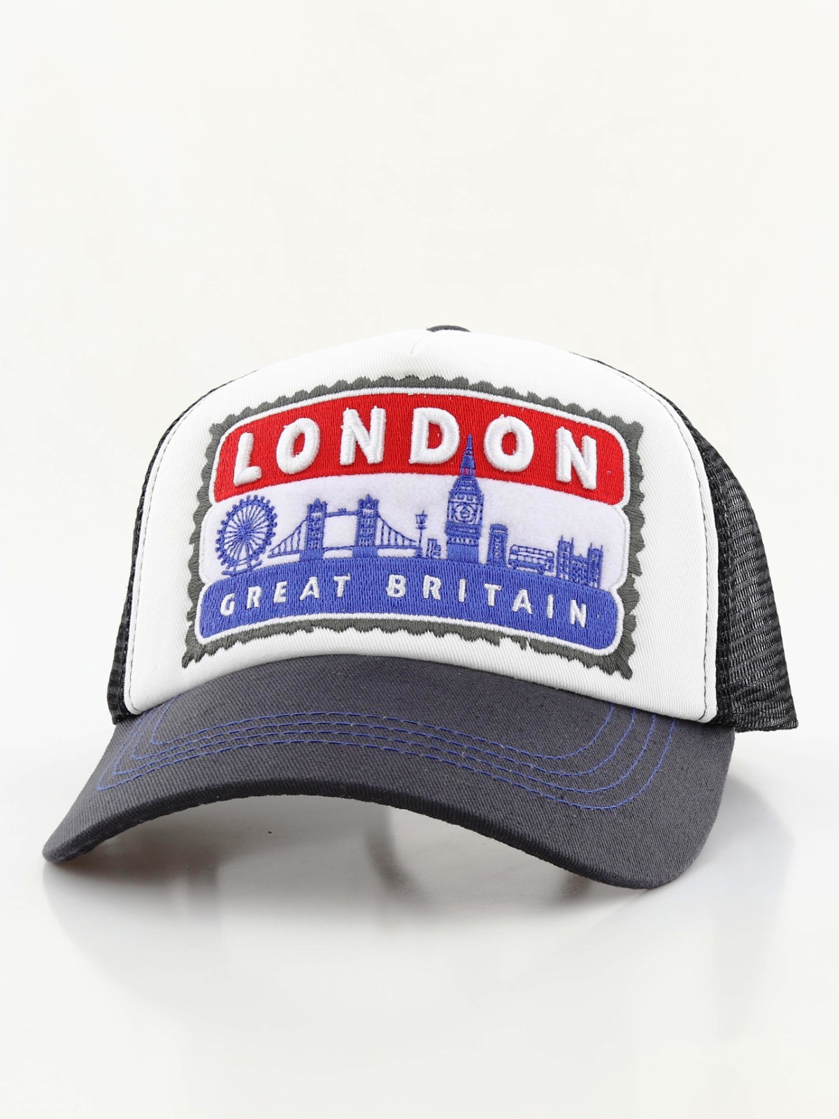 My Town London City Black/White Trucker Cap