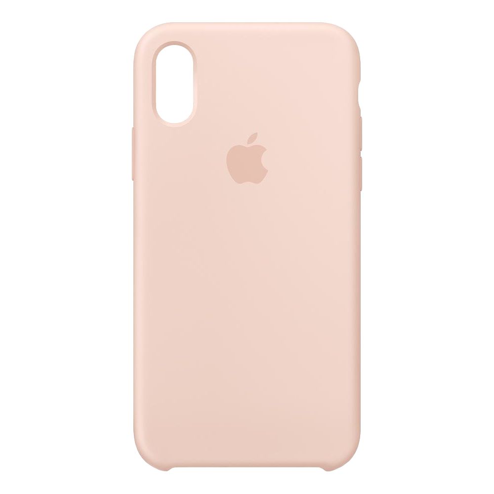 Apple Silicone Case Pink Sand for iPhone XS