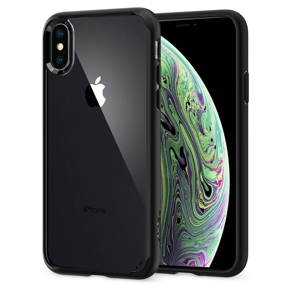 Spigen Ultra Hybrid Matte Black Case for iPhone XS