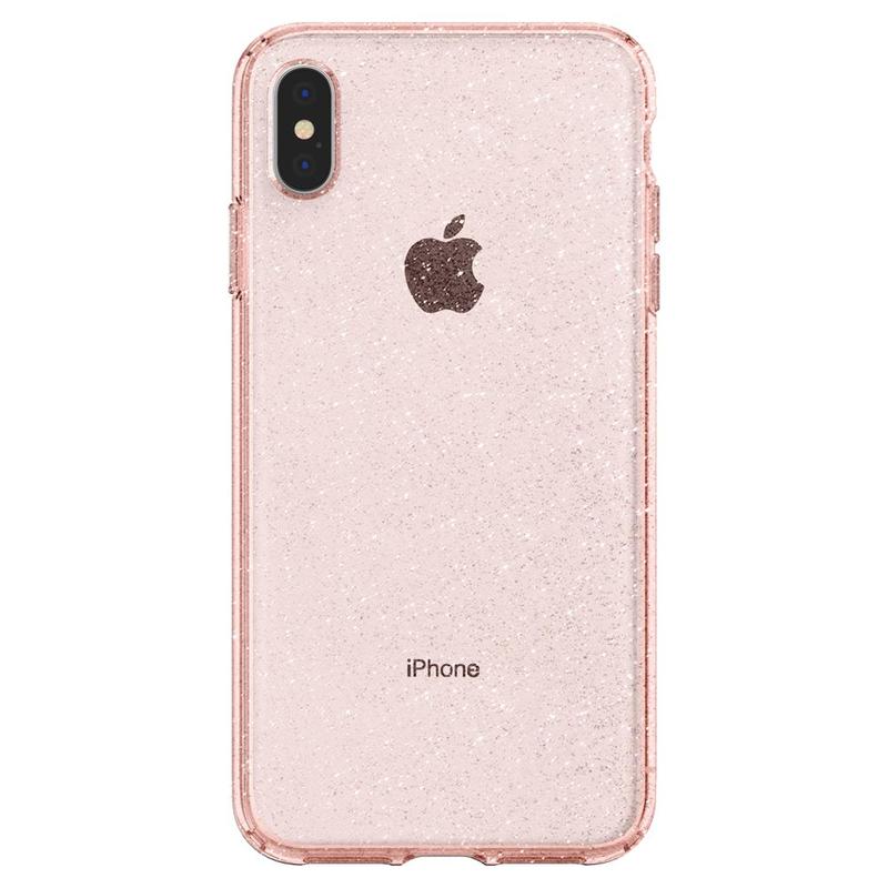 Spigen Liquid Crystal Glitter Rose Quartz Case for iPhone XS Max