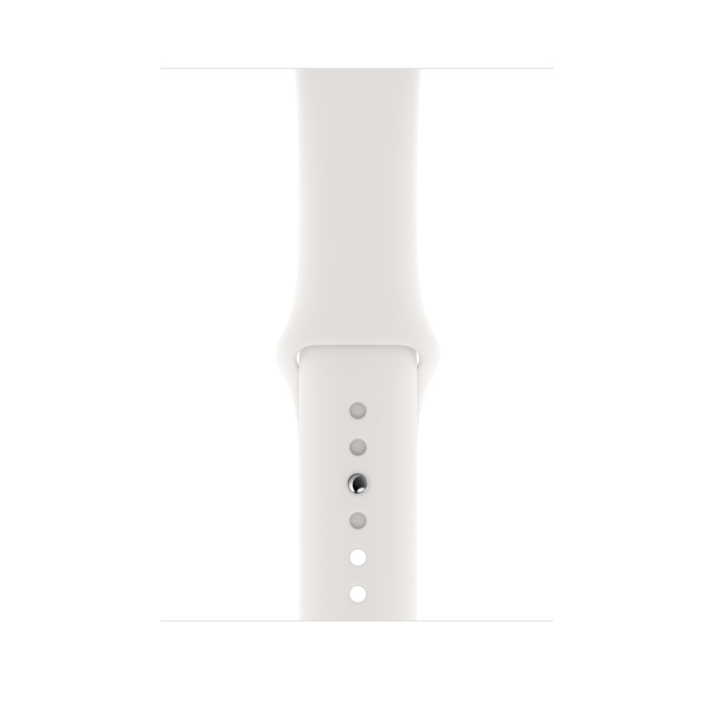 Apple 44mm White Sport Band S/M & M/L for Apple Watch (Compatible with Apple Watch 42/44/45mm)
