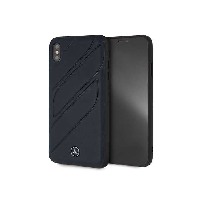 Mercedes-Benz Silicon Case Navy for iPhone XS