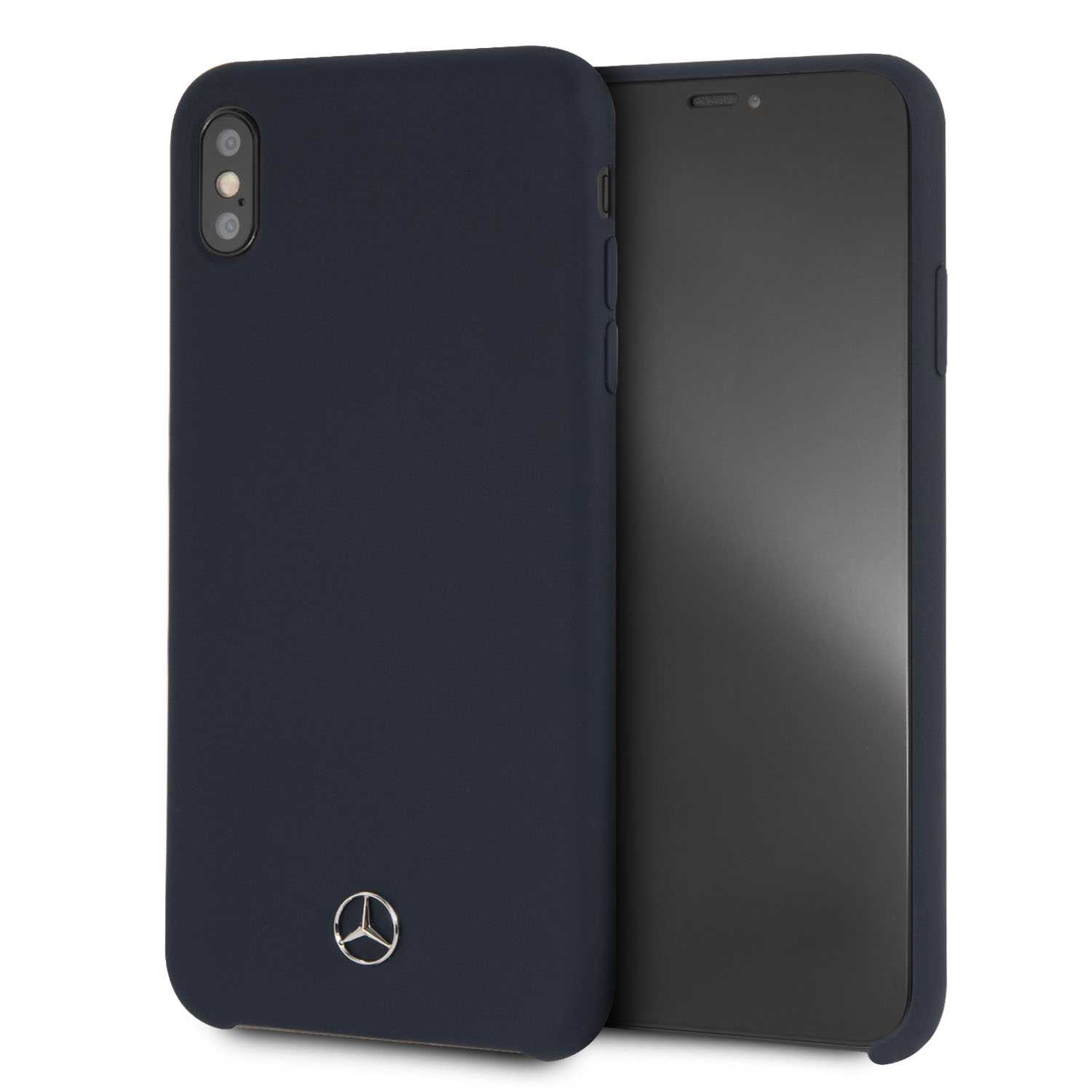 Mercedes-Benz Silicon Case Navy for iPhone XS Max