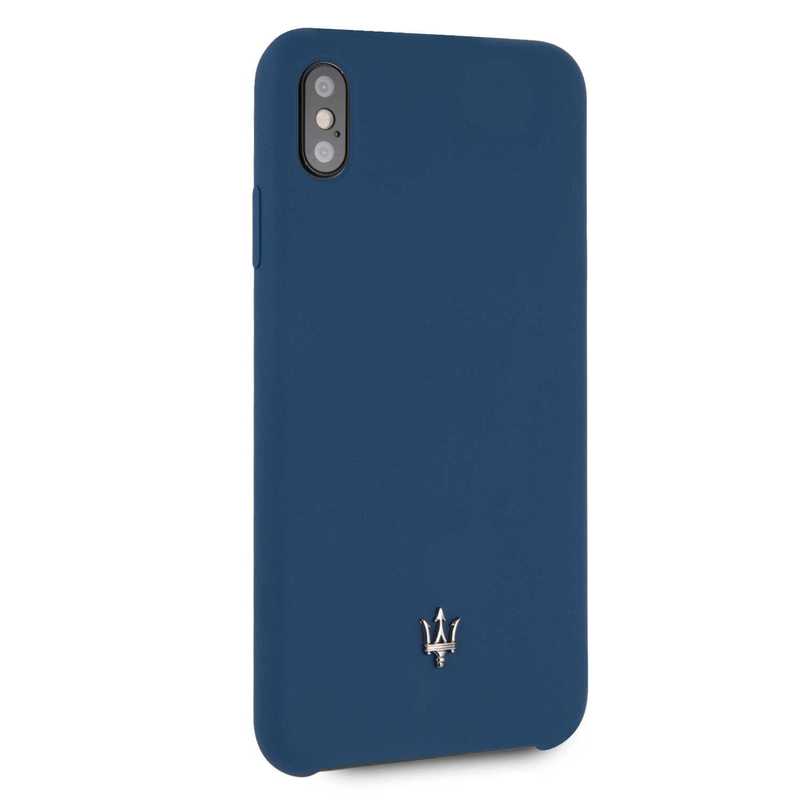 Maserati Silicone Case Navy for iPhone XS Max
