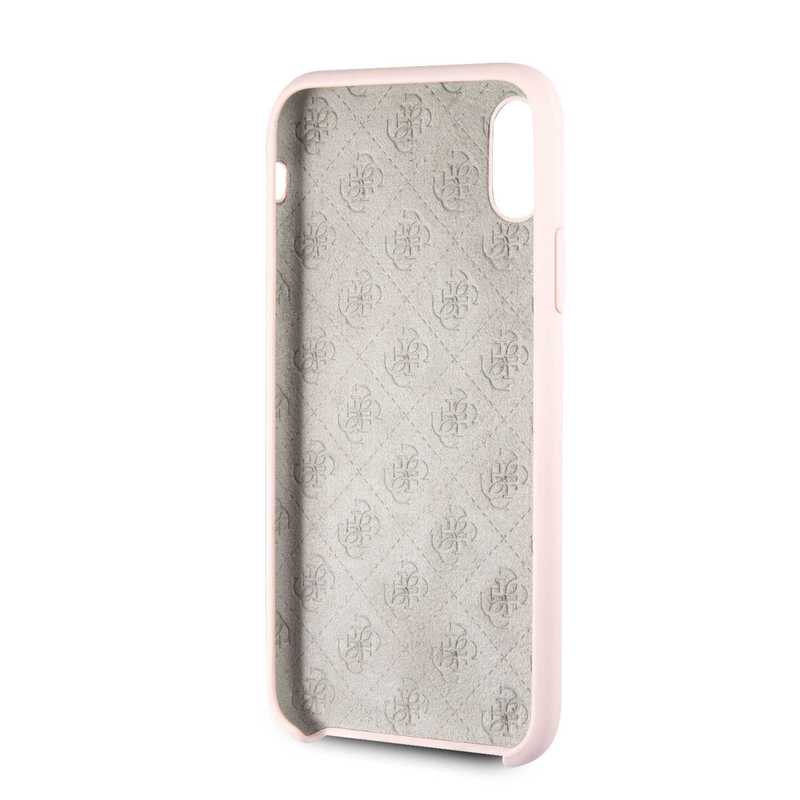 Guess Silicone Case Light Pink for iPhone XS