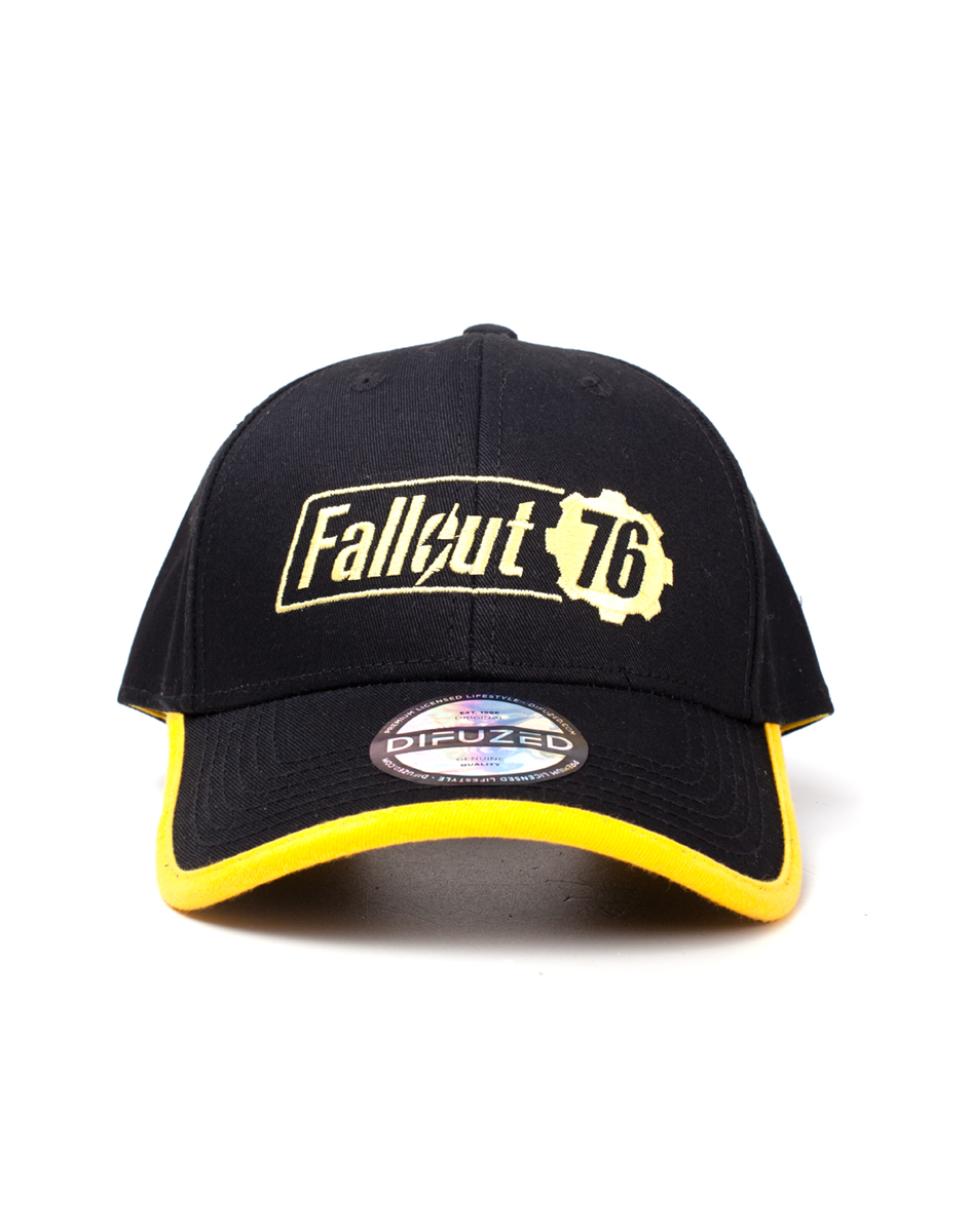 Fallout 76 Yellow Logo Adjustable Black Cap