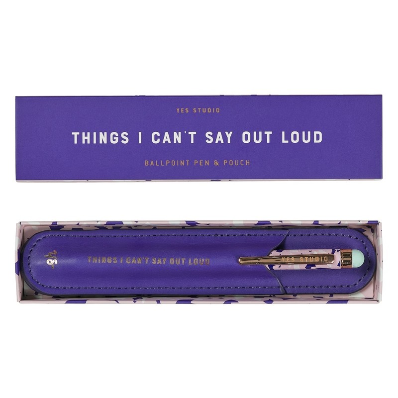 Yes Studio Things I Can't Say Pen & Case