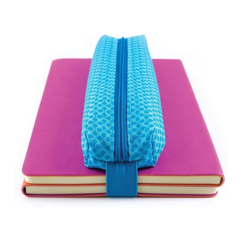 OOLY on the Go Zipper Blue Pencil Pouch