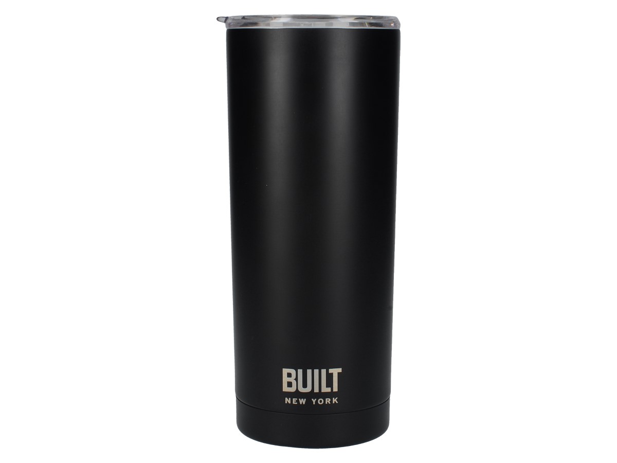 Built Double Walled Stainless Steel Water Tumbler Black 590ml