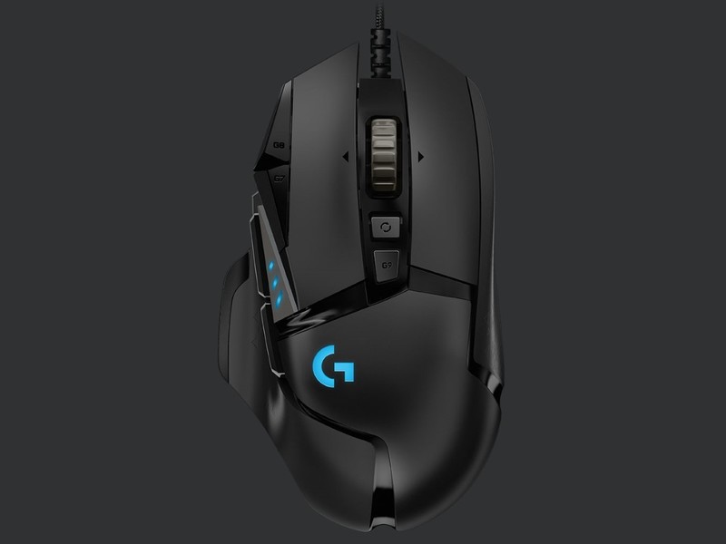 Logitech G 910-005471 G502 HERO High Performance RGB Gaming Mouse with 11 Programmable Buttons and Personalized Weight and Balance Tuning with 3.6g Weights