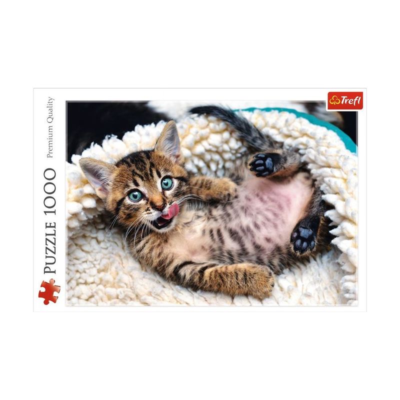 Trefl Cheerful Kitten 1000 Pcs Jigsaw Puzzle