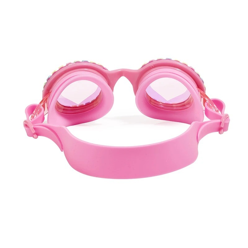 نظارة سباحة للمسبح مُحاطة بجواهر وردية اللون من بلينج 2 أو
