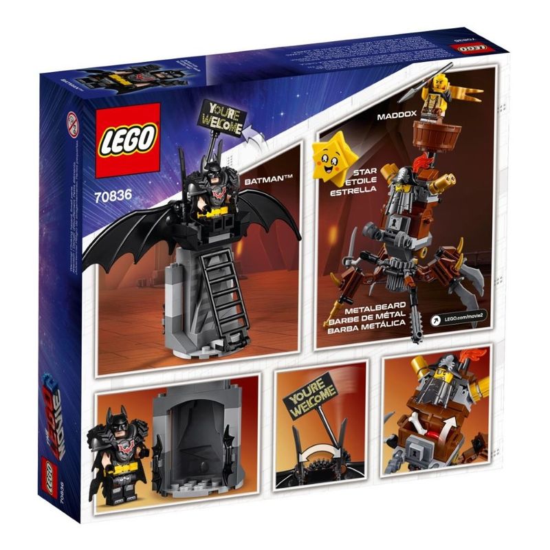 LEGO Movie 2 Battle-Ready Batman & Metalbeard 70836