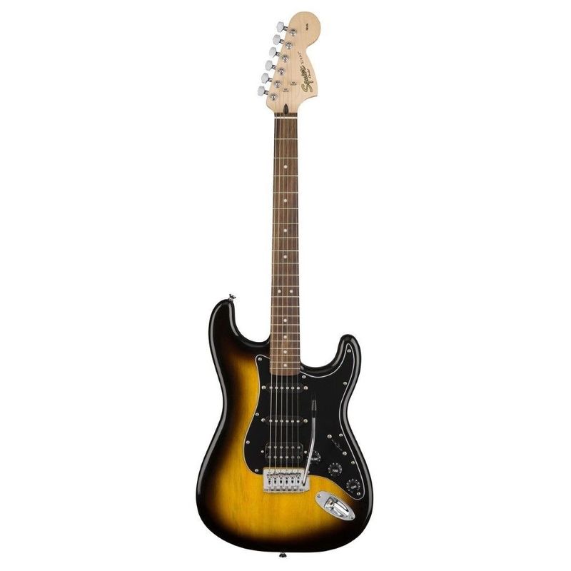 Squier by Fender Affinity Series Stratocaster HSS 15G Electric Guitar Pack Brown Sunburst