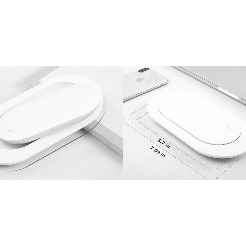 Mipow Power Cube X Qi Charging 5000mAh White Wireless Charger