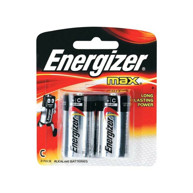 Energizer Alkaline Max C 15V Pack of 2
