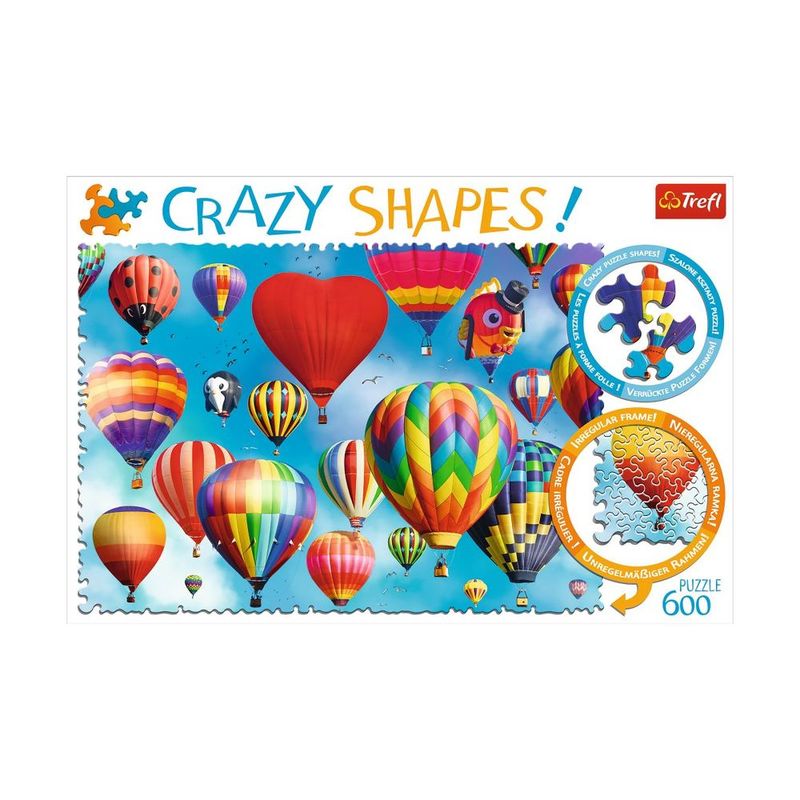 Trefl Colourful Balloons Crazy Shapes 600 Pcs Jigsaw Puzzle